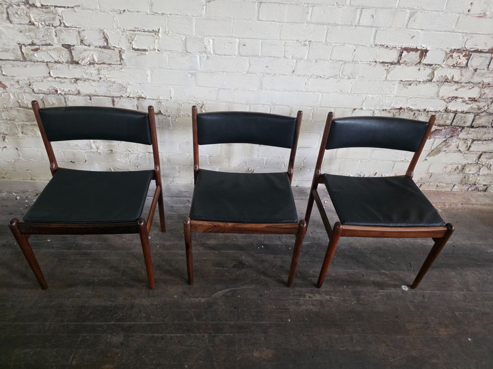 photo vinterior Set Of 6 Danish Dining Chairs By Kai Lyngfeldt Larsen