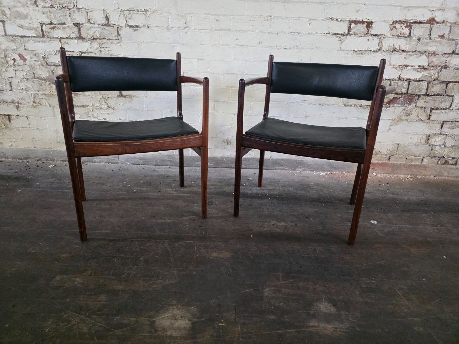 Pair Of Danish Armchairs By Kai Lyngfeldt Larsen