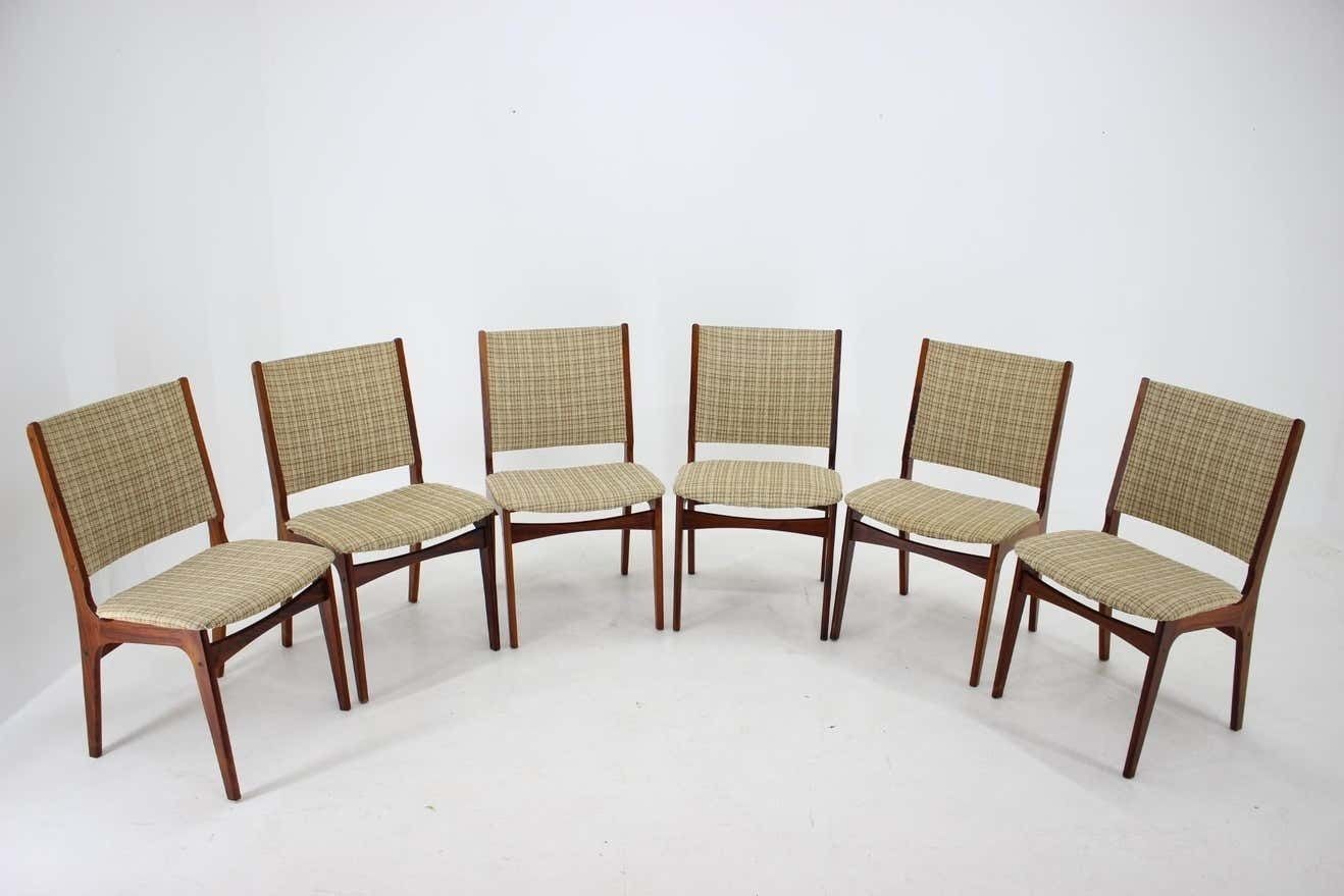 1960s Johannes Andersen Dining Chairs, Set Of 6, Denmark