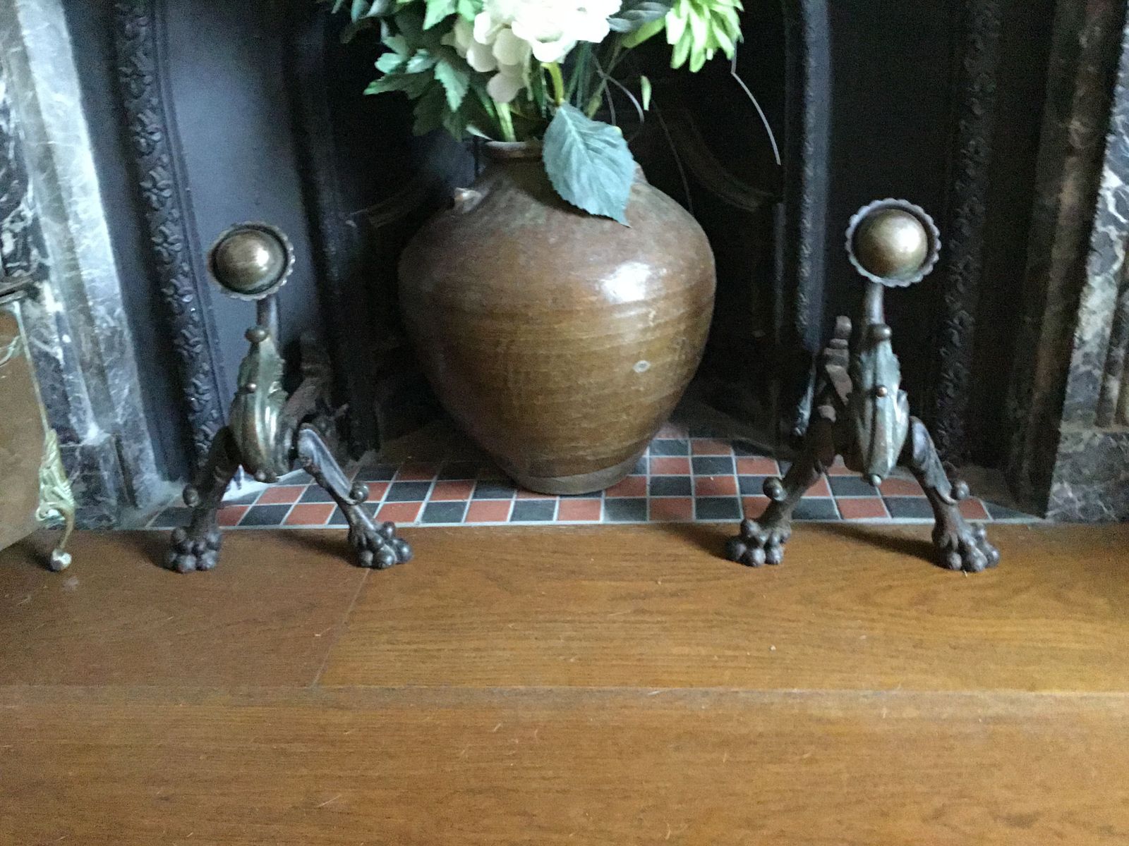 Pair Of Regency Fire Dogs