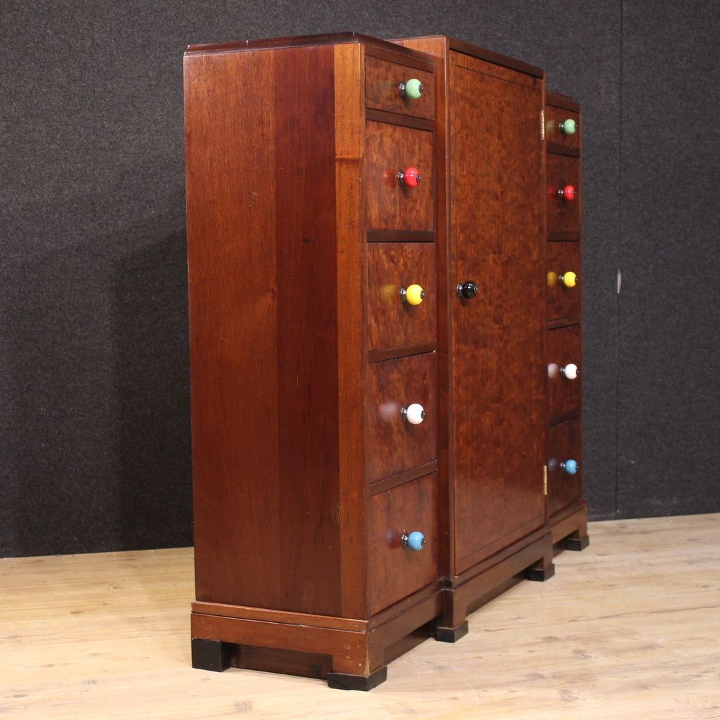 Furniture 20th Century English Art Deco Chest Of Drawers photo