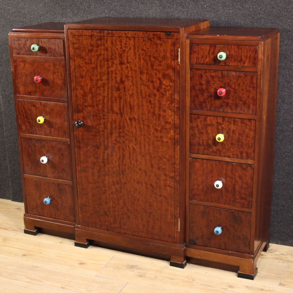 photo vinterior 20th Century English Art Deco Chest Of Drawers
