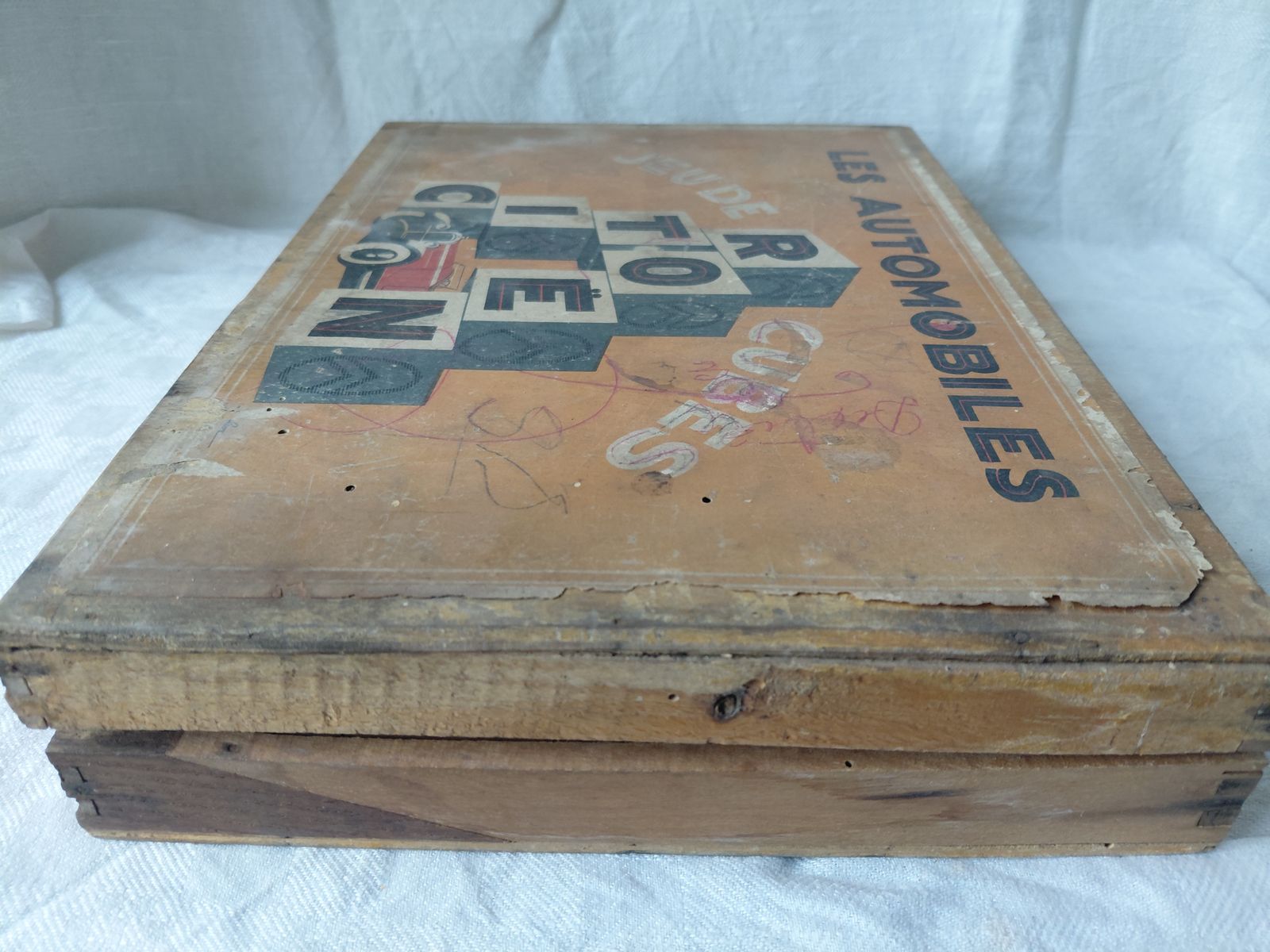 Citreon Automobiles Cube Set France C.1920s Box *Rare* photo furniture