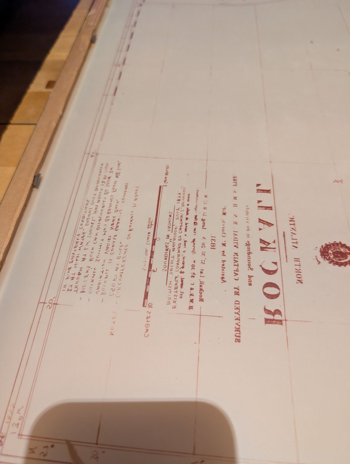 80.0 Vintage Navigational Chart Of Rockall 1970s 70s Nautical Wall Art Shipping Forecast photo