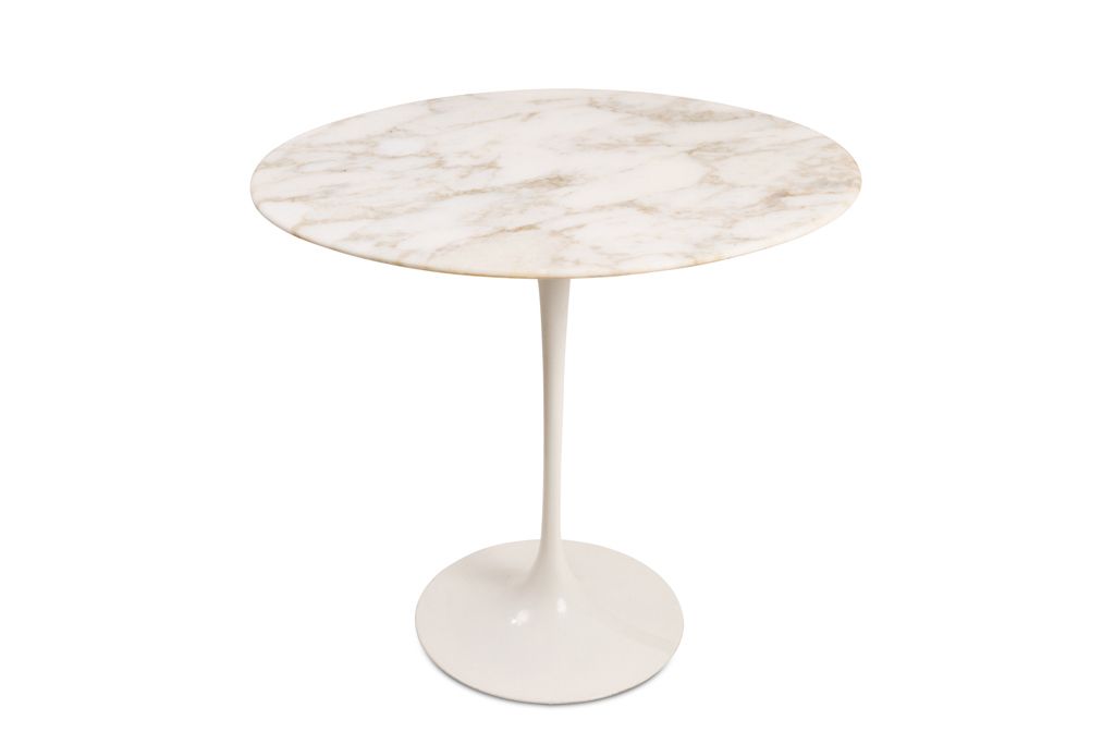 Eero Saarinen, For Knoll International. Oval “Tulip” Side Table. Circa 1950