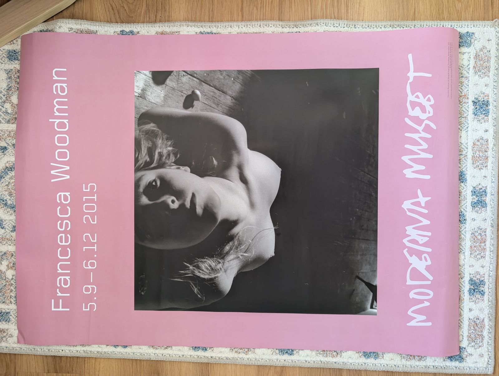 Francesca Woodman Original On Being An Angel Female Photographer Wall Art Museum Gallery Exhibition Print Moderna Museum 2015 Extra Large photo buy
