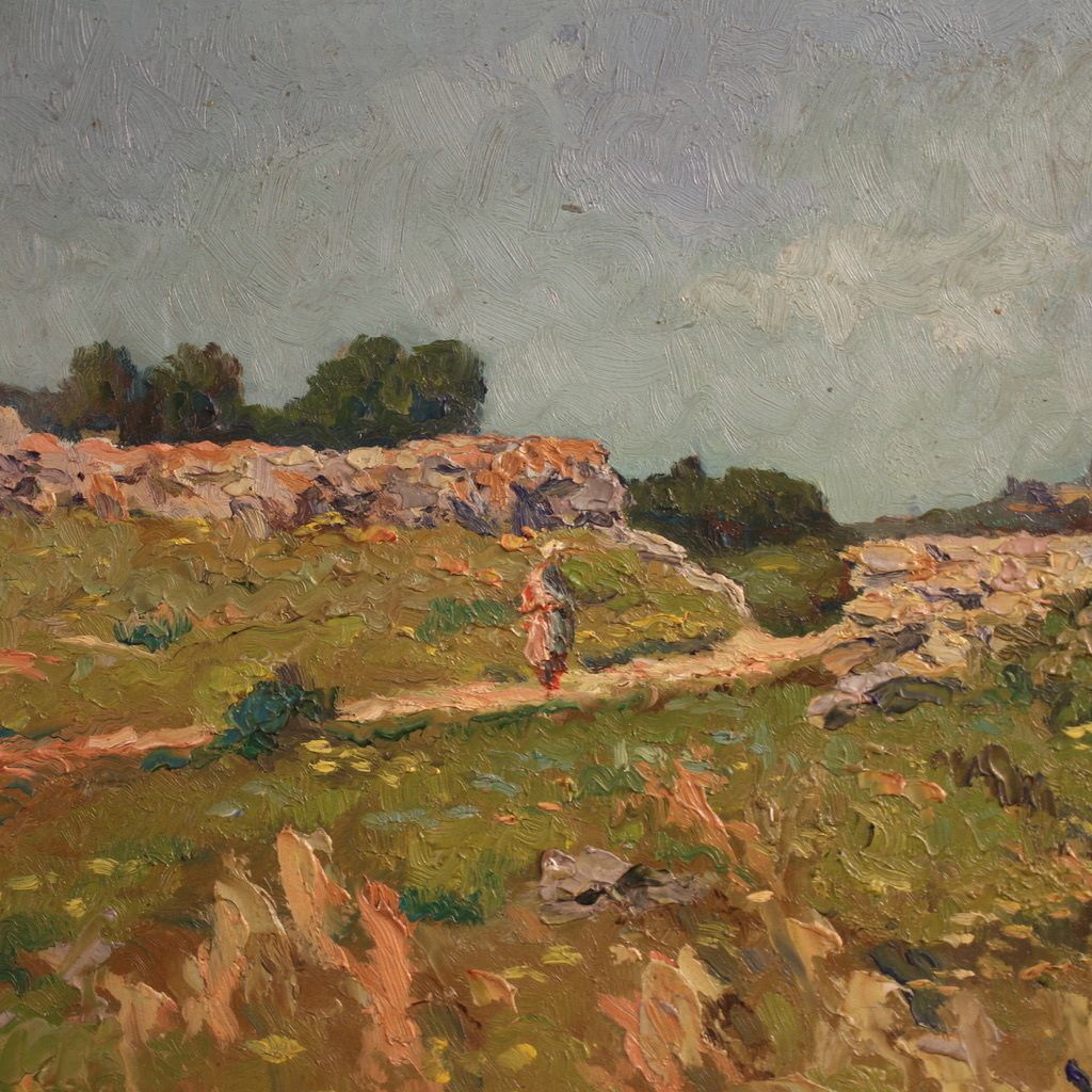 Signed Italian Landscape Painting From The 20th Century photo Art
