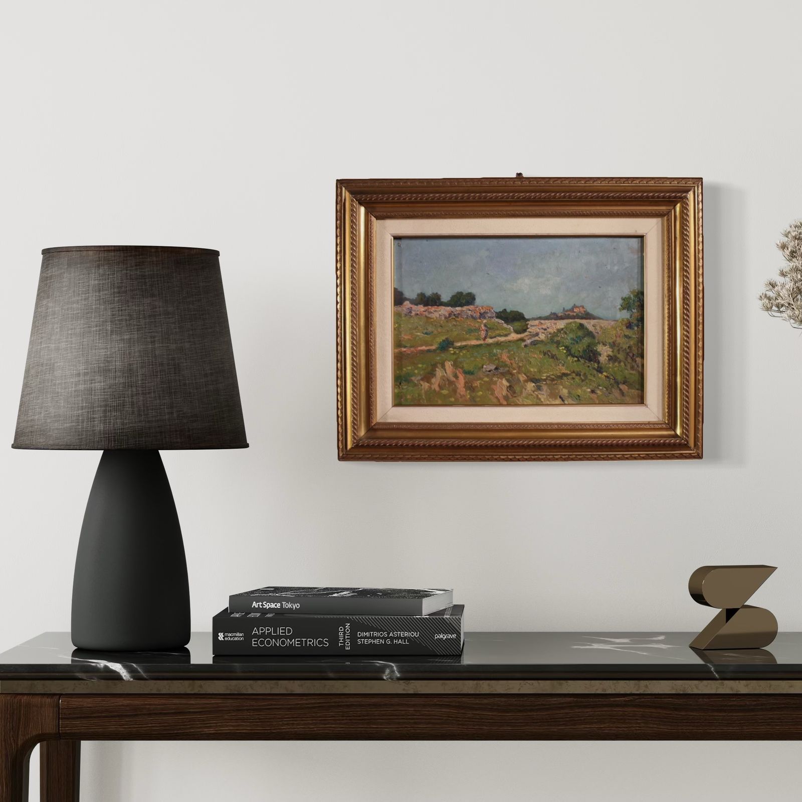 Signed Italian Landscape Painting From The 20th Century photo vinterior