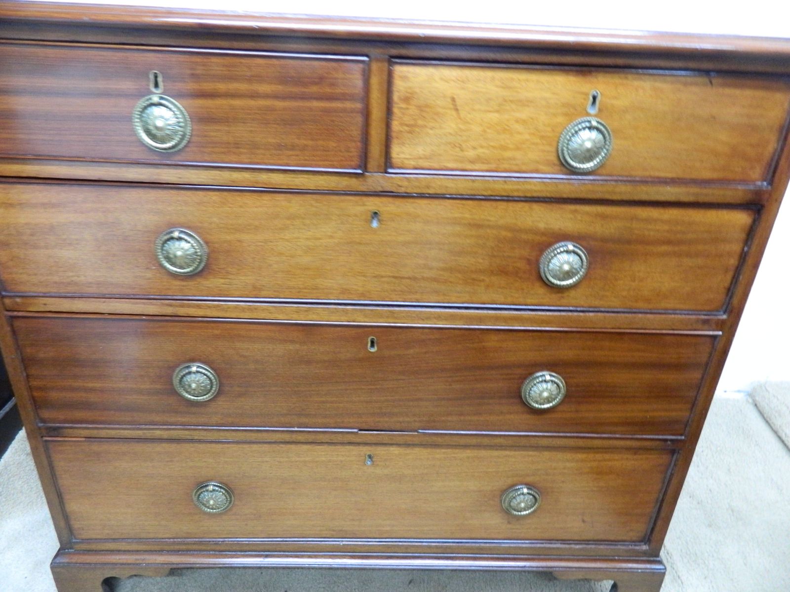 Edwardian Mahogany Chest Of Drawers photo for sale