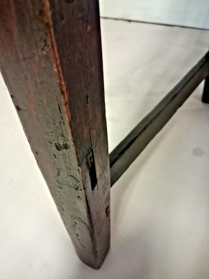 Antique Georgian 18th Century Provincial Elbow Chair Deep With Patina photo buy
