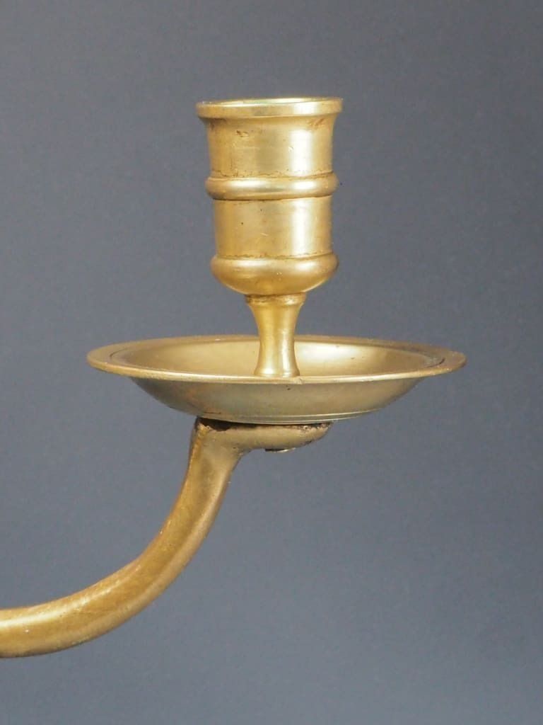 Lighting Antique 18th Century Dutch Flemish Pair Of Triple Wall Sconces photo