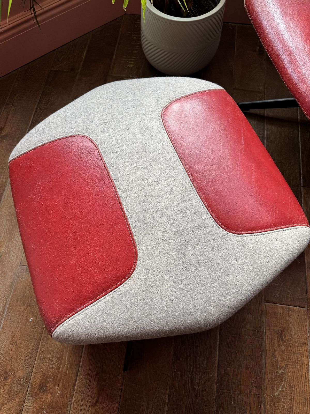 Moroso Alfredo Haberli Take A Line For A Walk Wingback Swivel Lounge Chair + Footstool photo buy