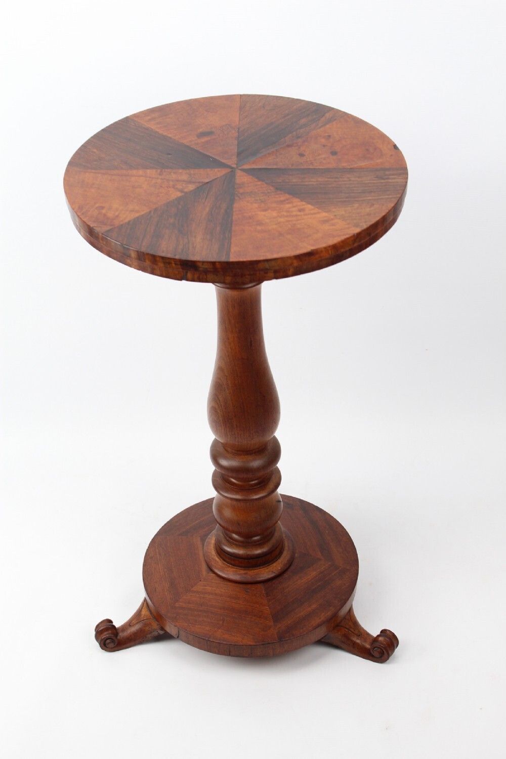 Antique William IV Specimen Wood Top Lamp Table photo Furniture