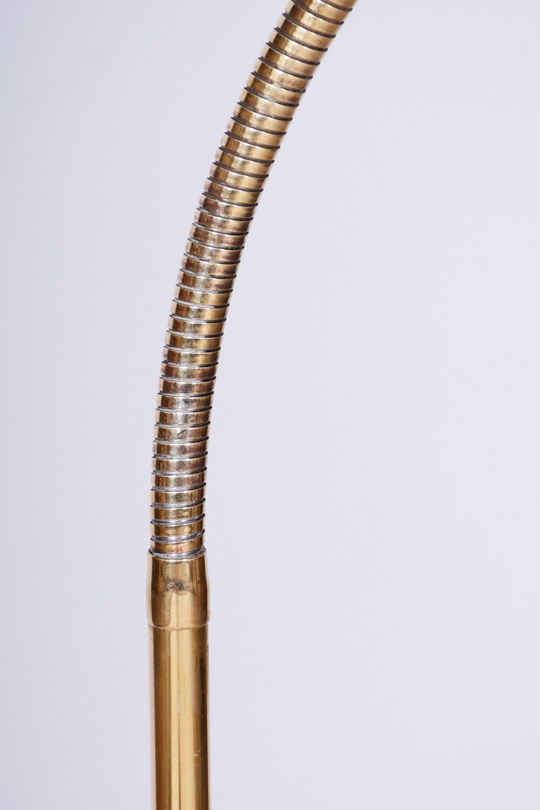 Original Mid Century Floor Lamp, Brass, Elecrical Revision, Germany, 1970s photo vinterior