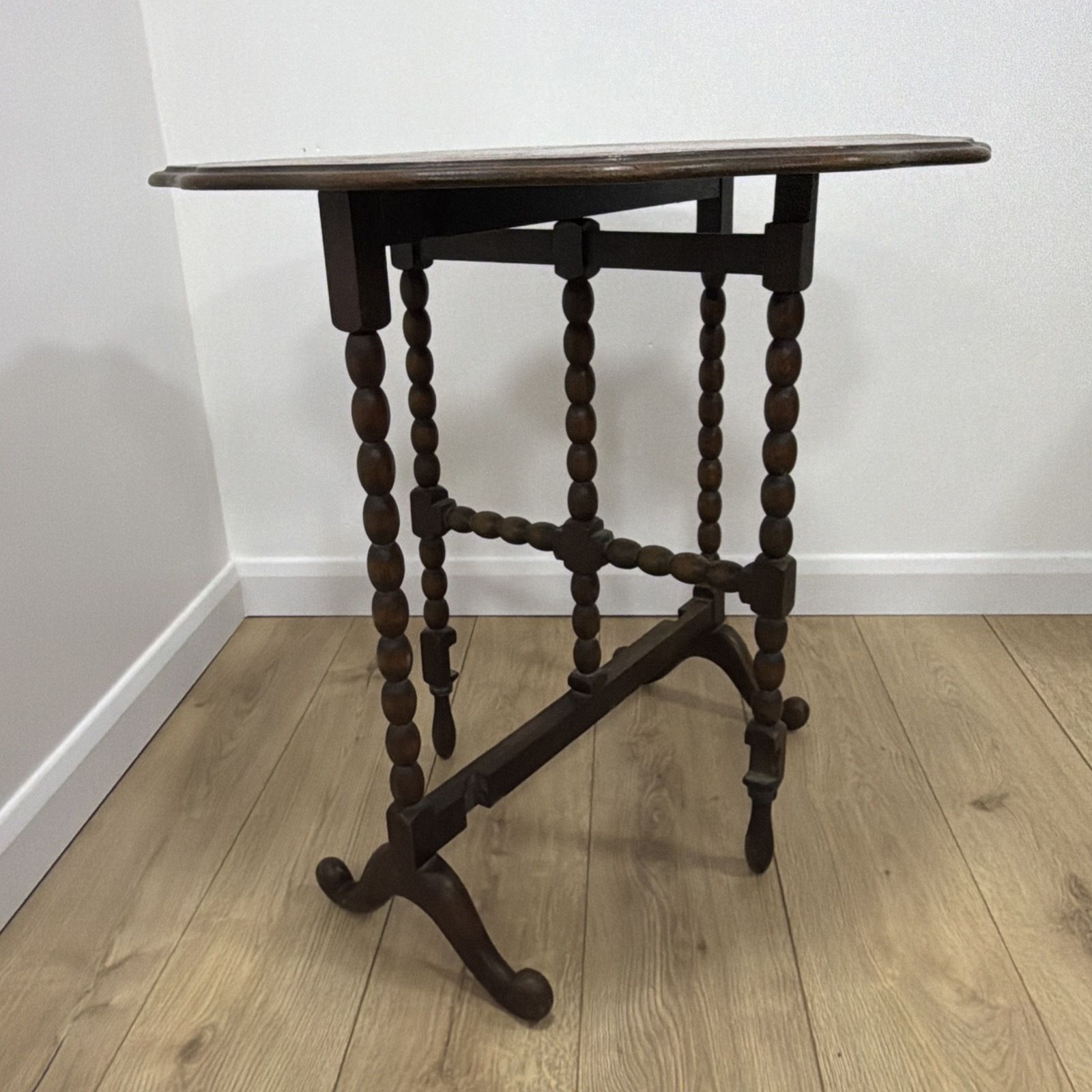 19th Century Bobbin Legged Tilt Top Table photo furniture