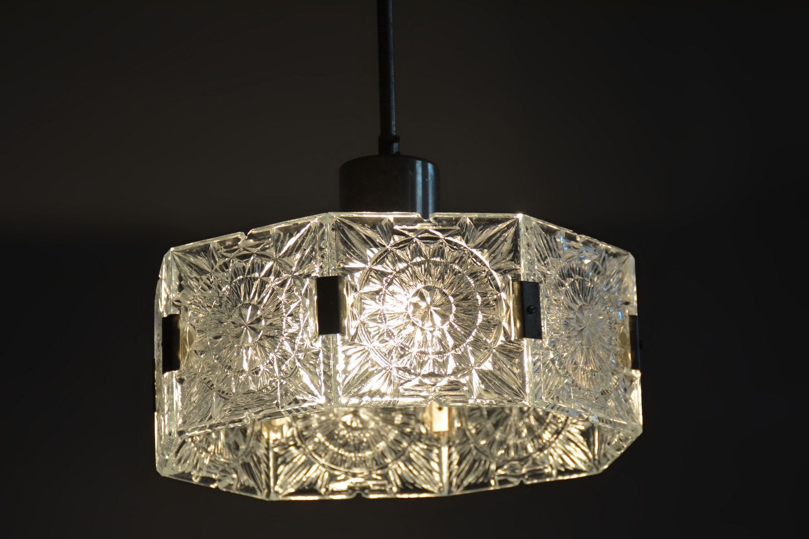 photo for sale Restored Mid Century Chandelier, By J. Bejvl For Kamenický šenov, Czech, 1960s