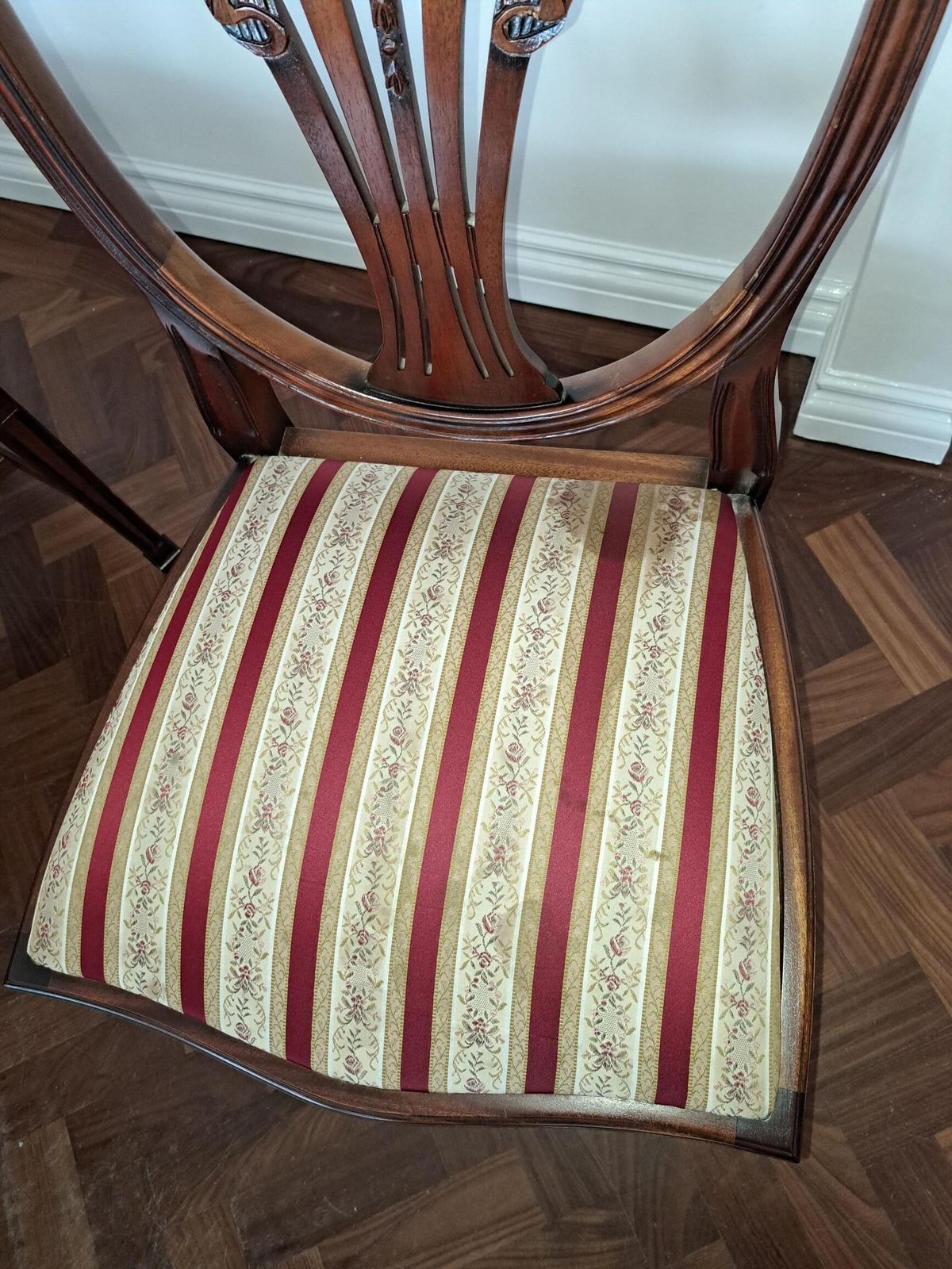 Furniture Magnificent Regency Style 11' Mahogany Dining Table And 12 Chairs photo