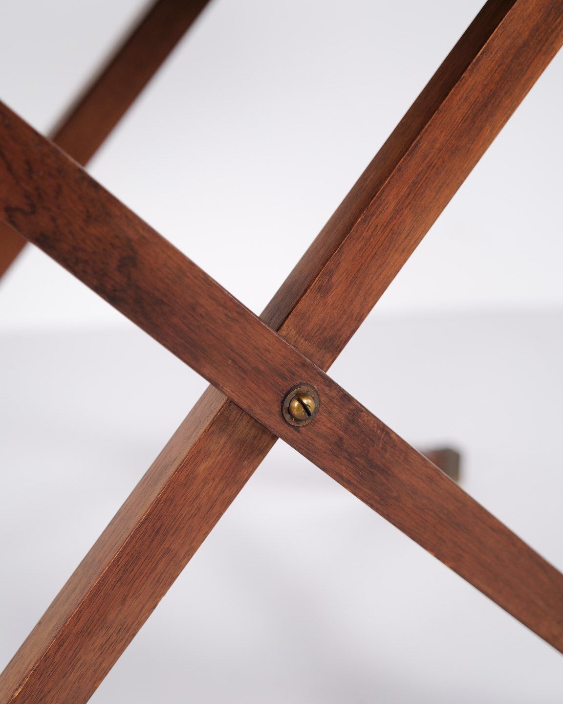 Butler's Table In Mahogany With Brass Fittings From The 1940s photo buy