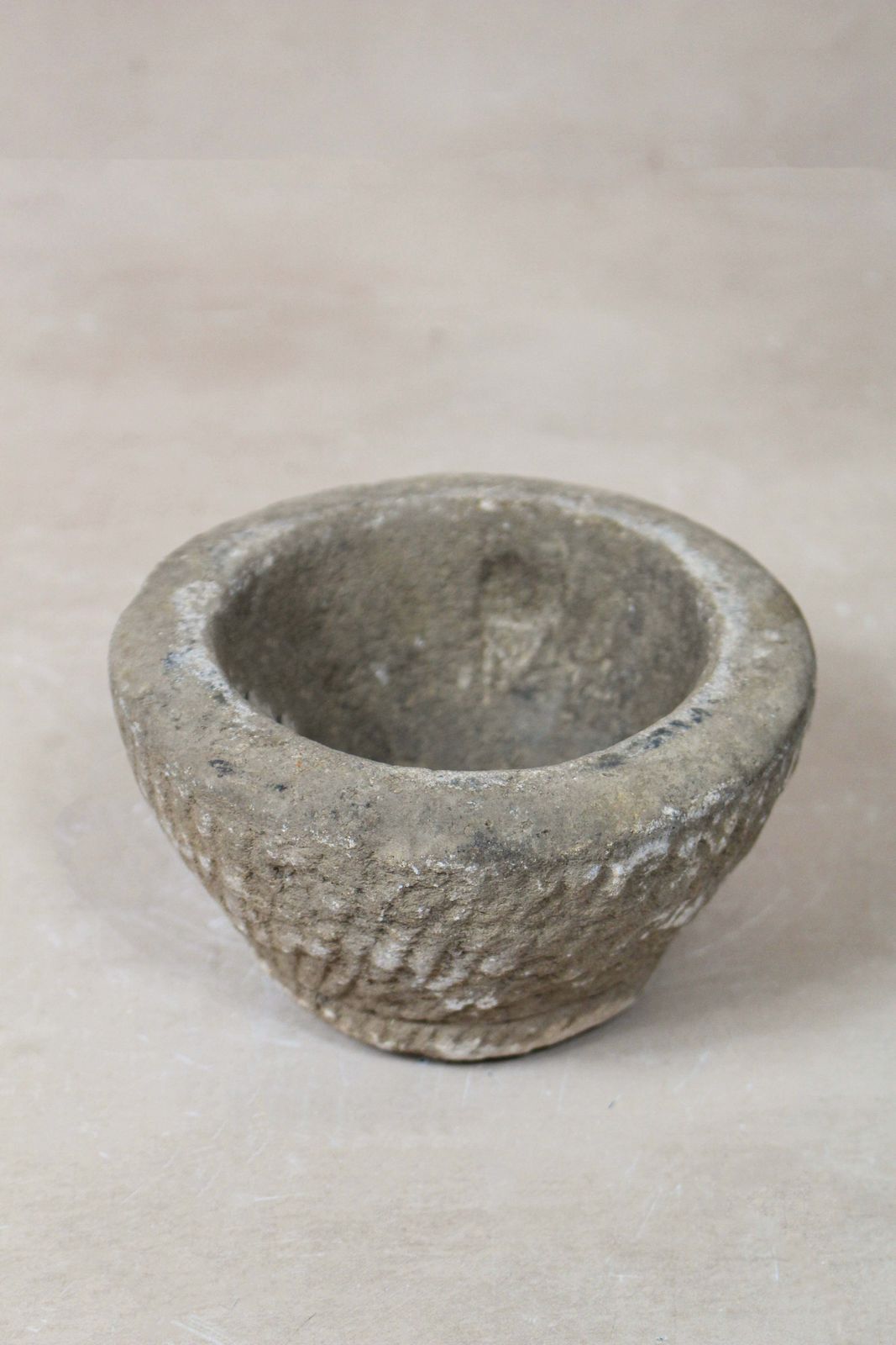Old Stone Mortar   20, 1950s, Vintage photo for sale