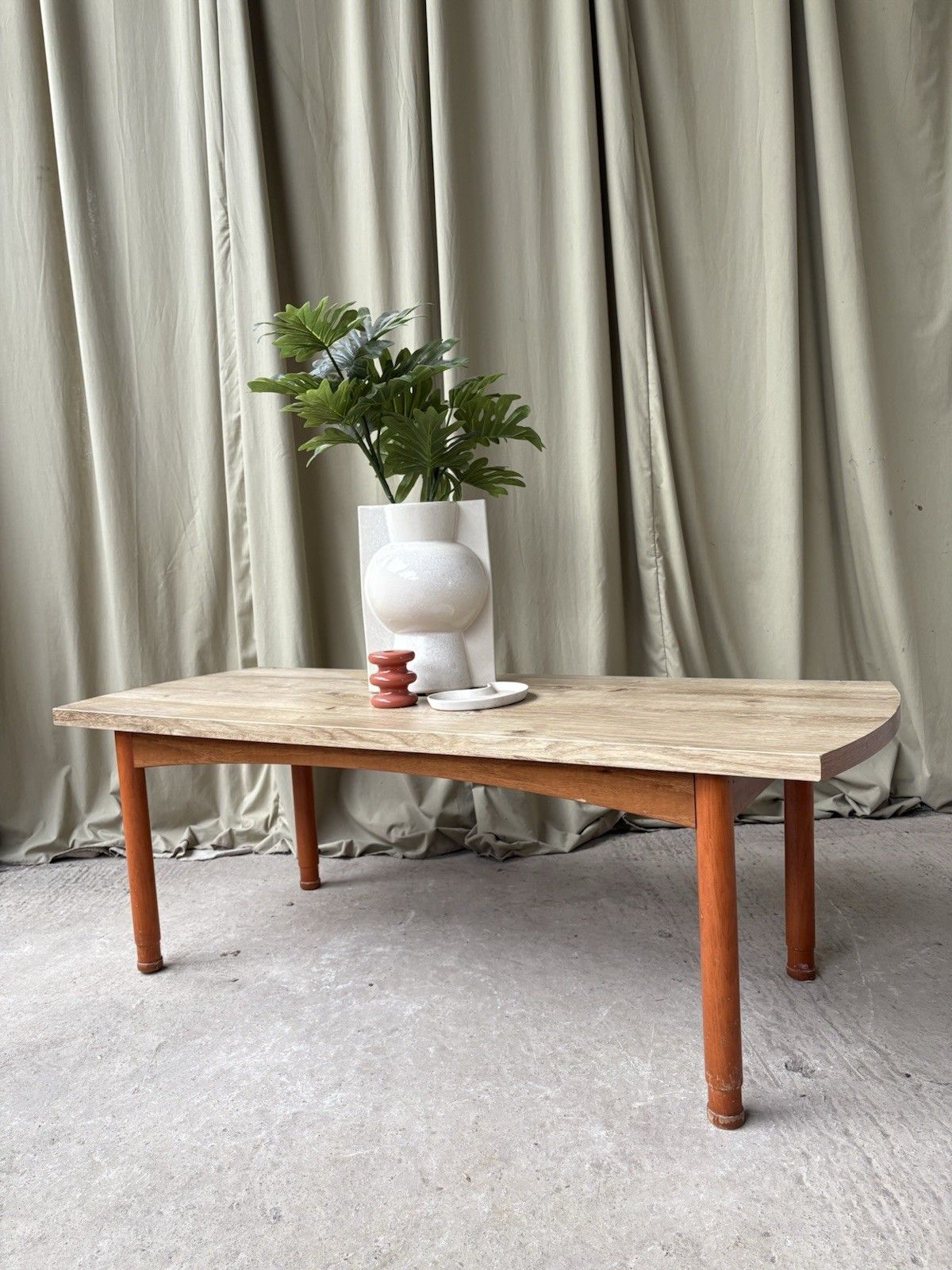 Vtg Mid Century Coffee Table Scandi Danish Retro R1112