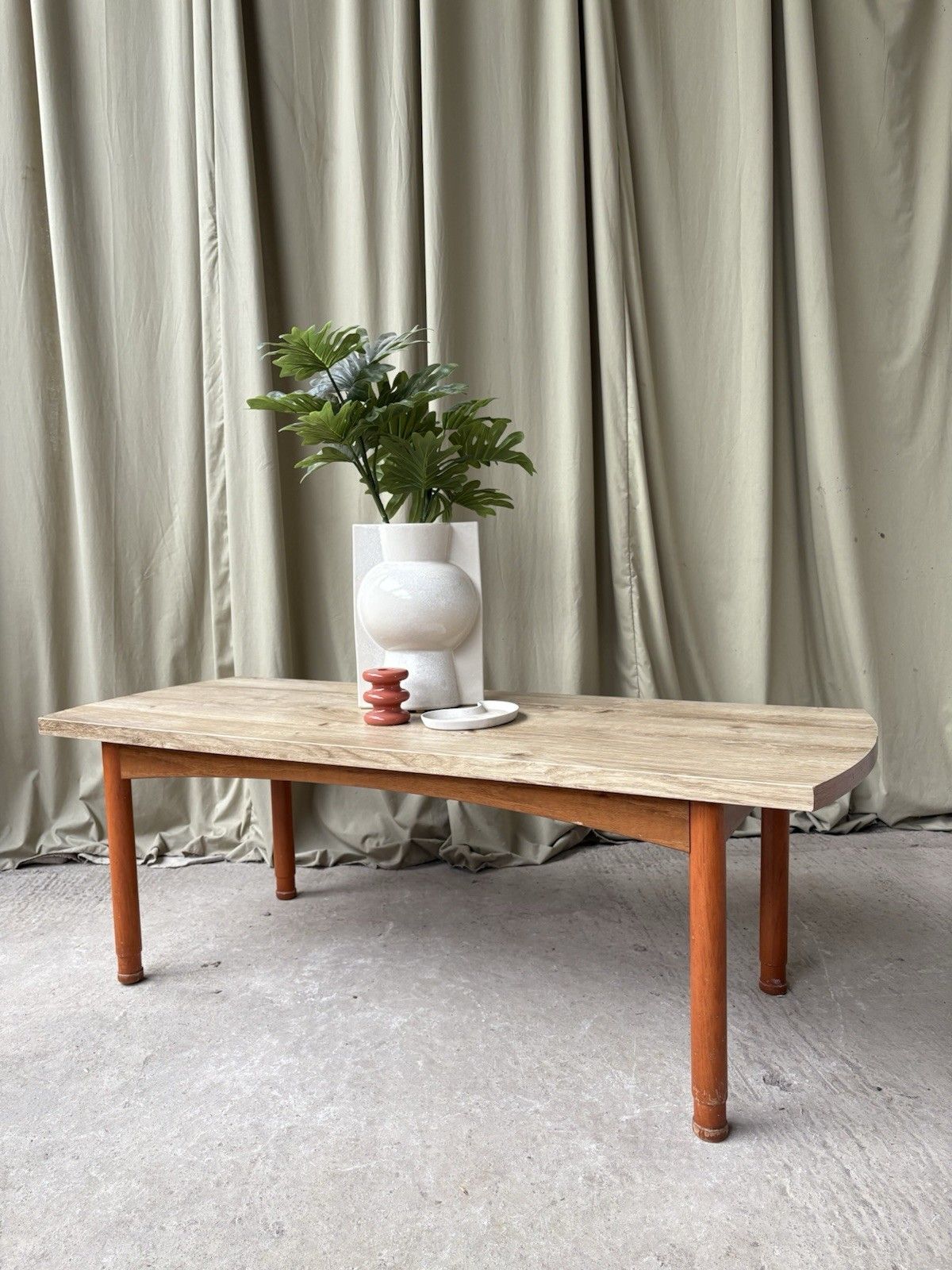 Vtg Mid Century Coffee Table Scandi Danish Retro R1112 photo furniture