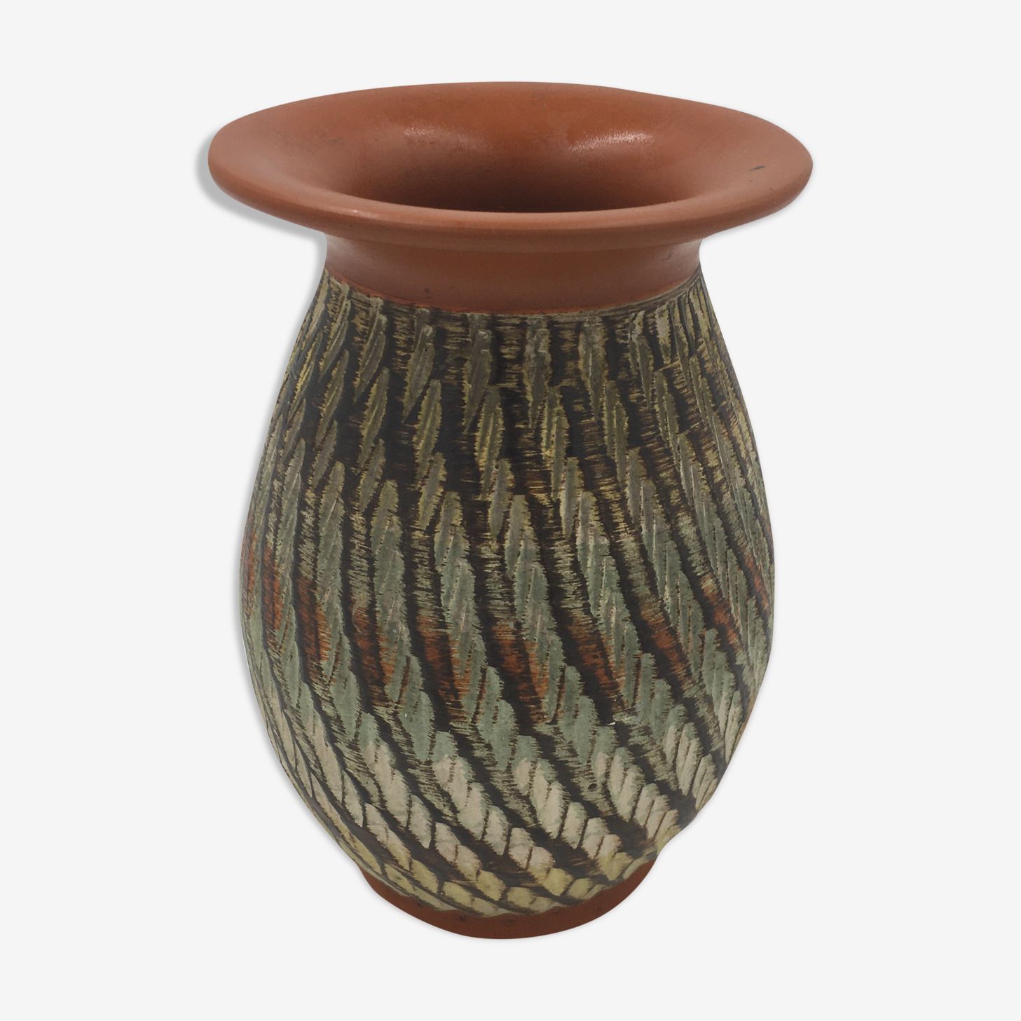 Vintage Terracottavaas Van Alfred Krupp