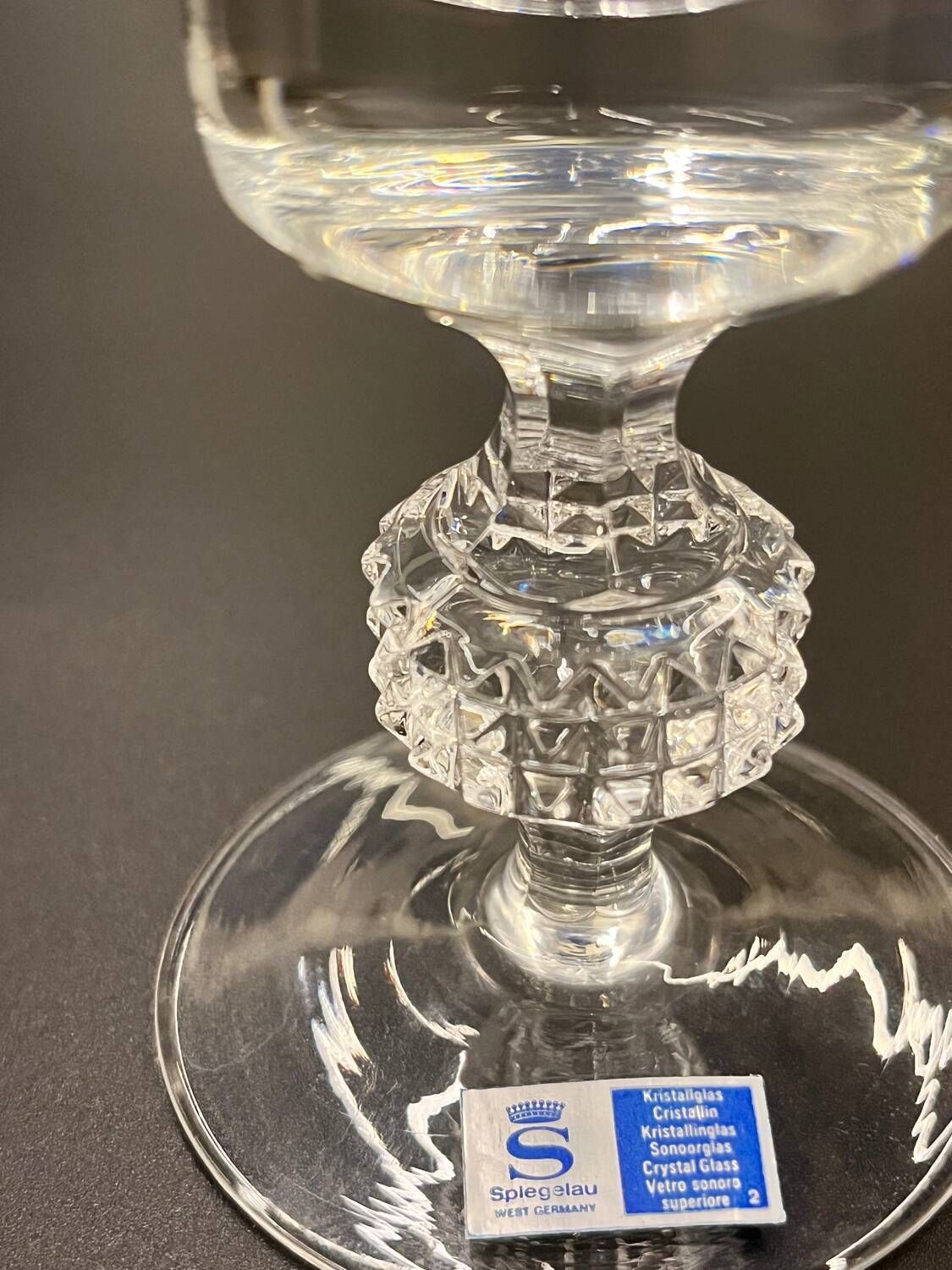 4 Speigelau Champagne Flutes, 1970s photo for sale