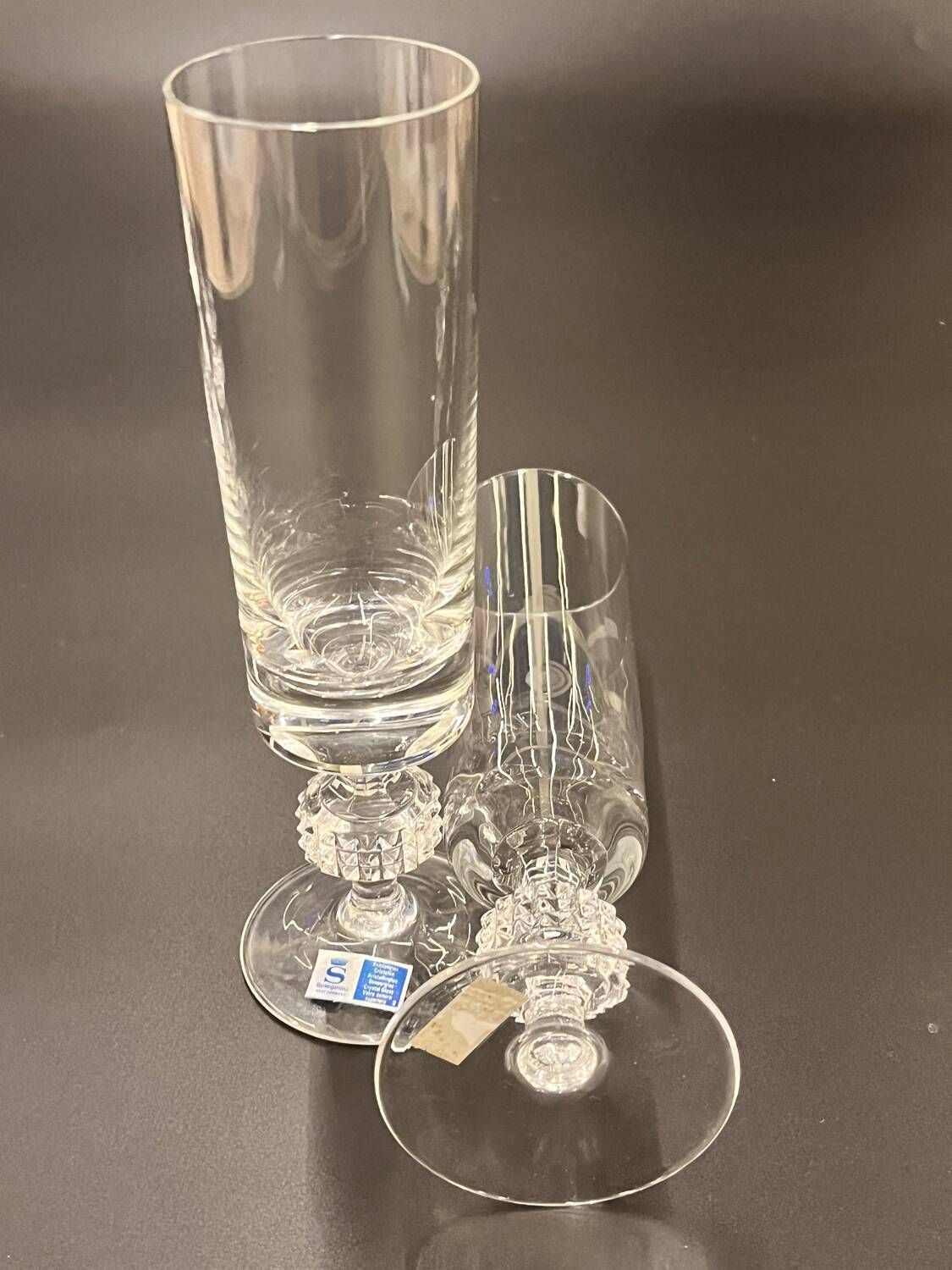 4 Speigelau Champagne Flutes, 1970s photo vinterior
