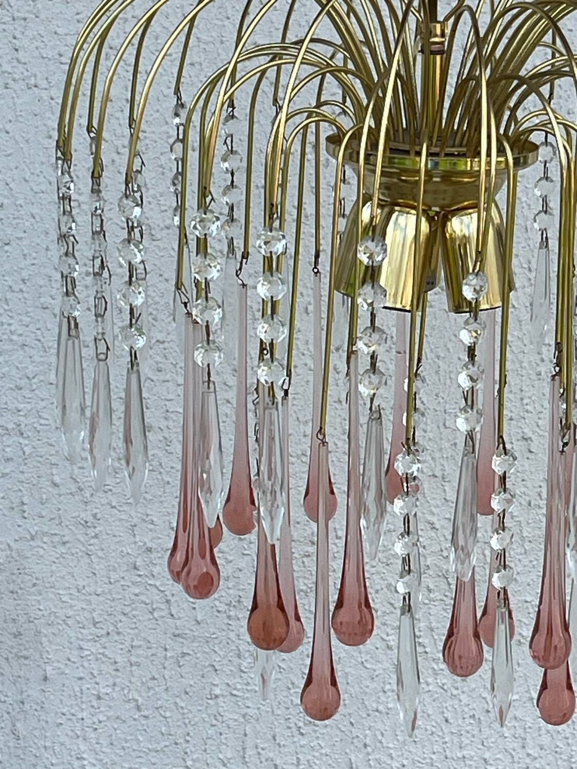 Murano Glazen Wandkroonluchter photo for sale