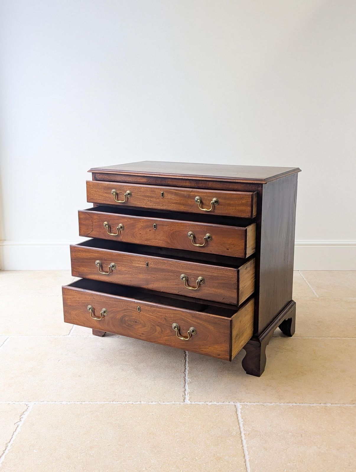 Antique George III Mahogany Chest Of Drawers C.1790 photo for sale