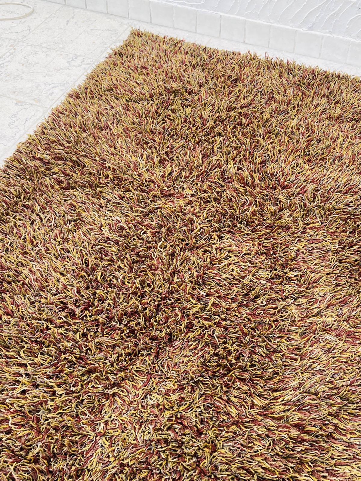 Vintage Shaggy Rug photo vintage