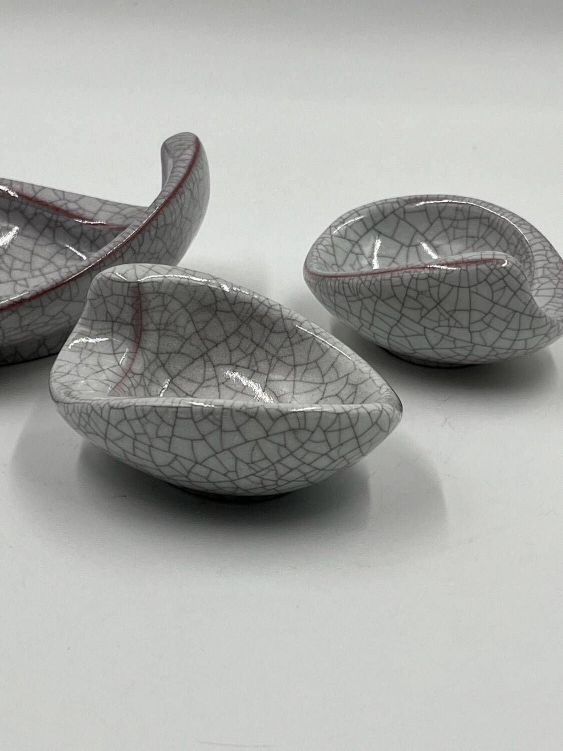 Woonaccessoires Lot Karlsruher Majolika Schelpen, 1956 photo