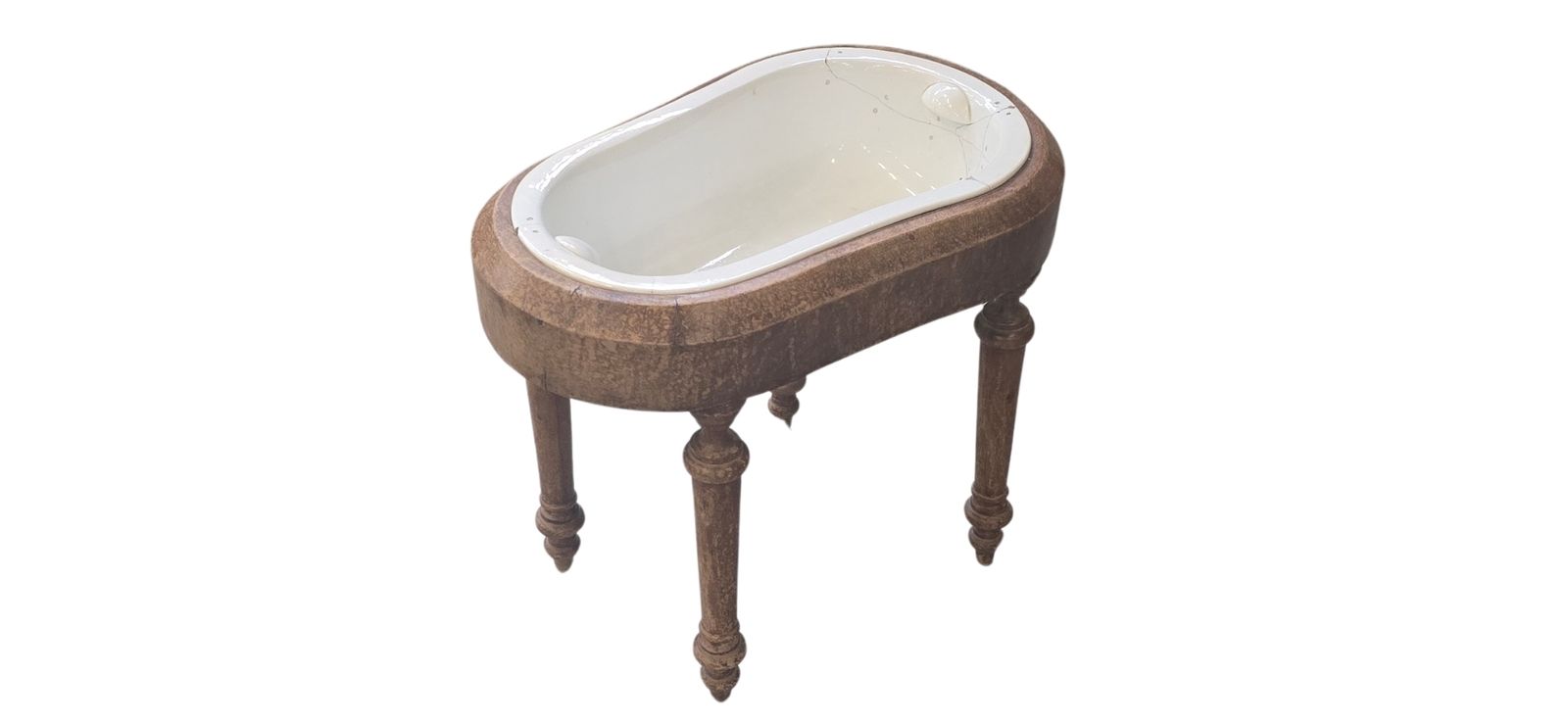 Raro Bidet A Cavalletto Fine '800 Firmato G.C. Richard photo for sale