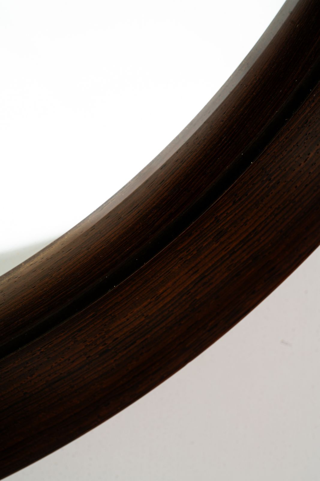 photo buy Uno & östen Kristiansson Mirror In Teak And Leather By Luxus In Sweden