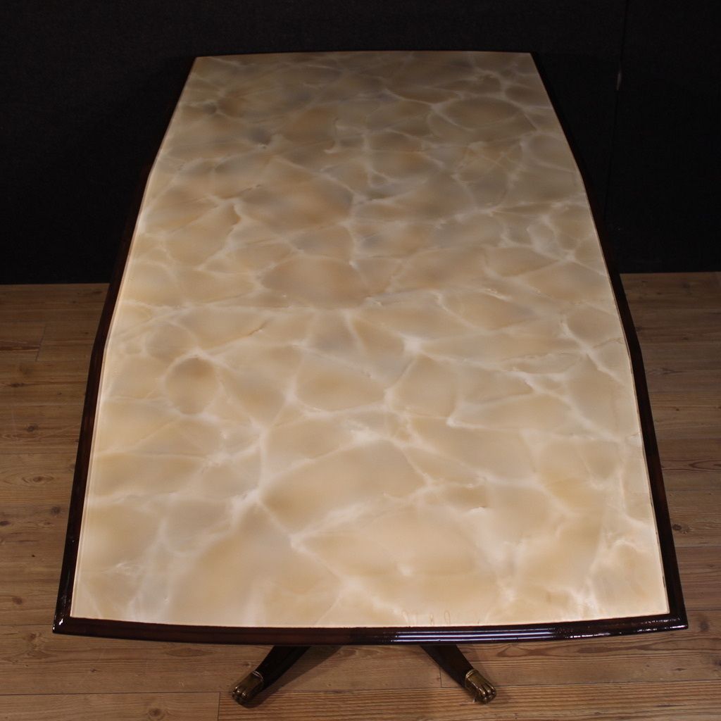 Great Dining Table Production Fratelli Rigamonti Desio, Milan, 1940s photo vinterior