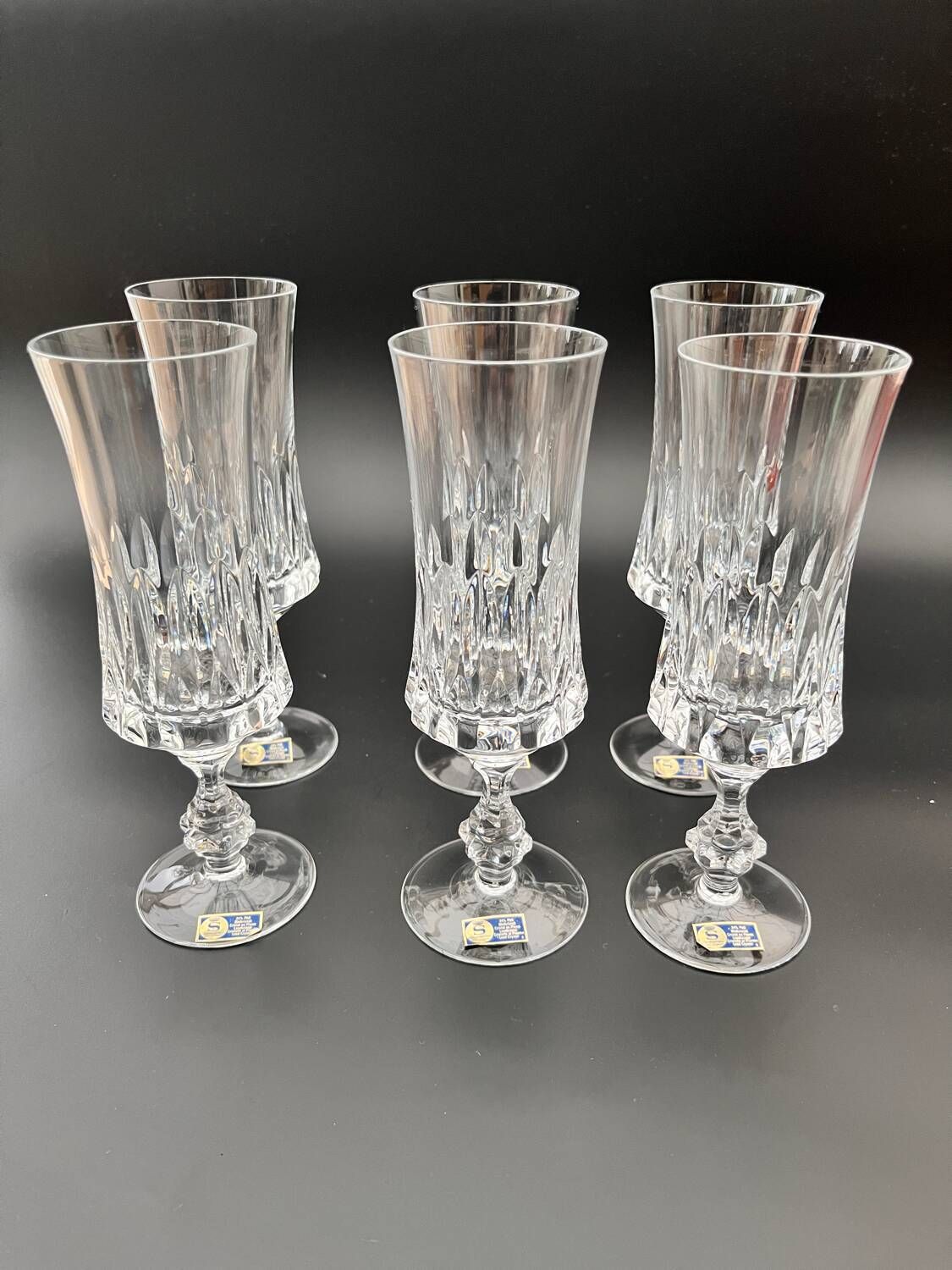Set Van 6 Spiegelau Kristallen Flûtes photo furniture