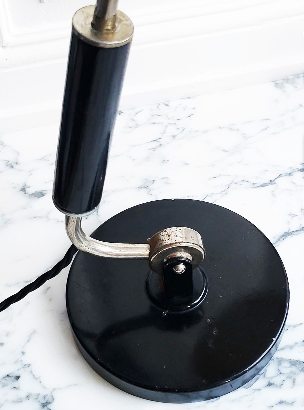 Bauhaus Desk Lamp By Christian Dell For Koranda, 1930s photo for sale