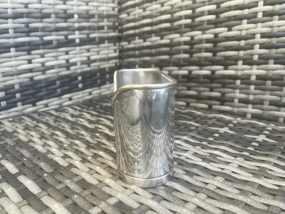 Stylish Mid Century Spanish Silver Plated Desk Letter Rack / Plant Pot Planter photo vinterior