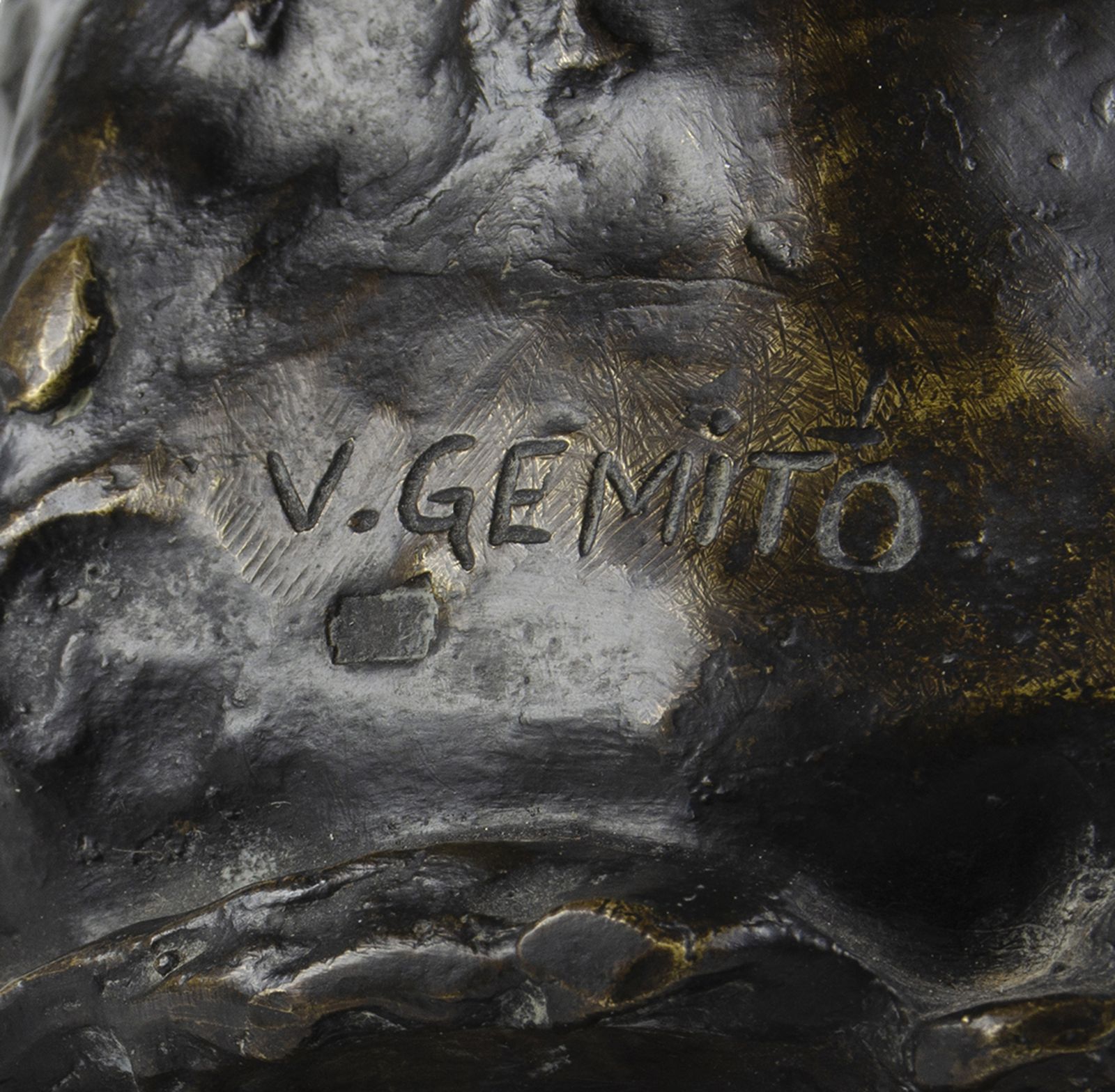 Late 19th Century Belle époque Bronze Fisherman Sculpture By The Author Vincenzo Gemito, Italy photo buy