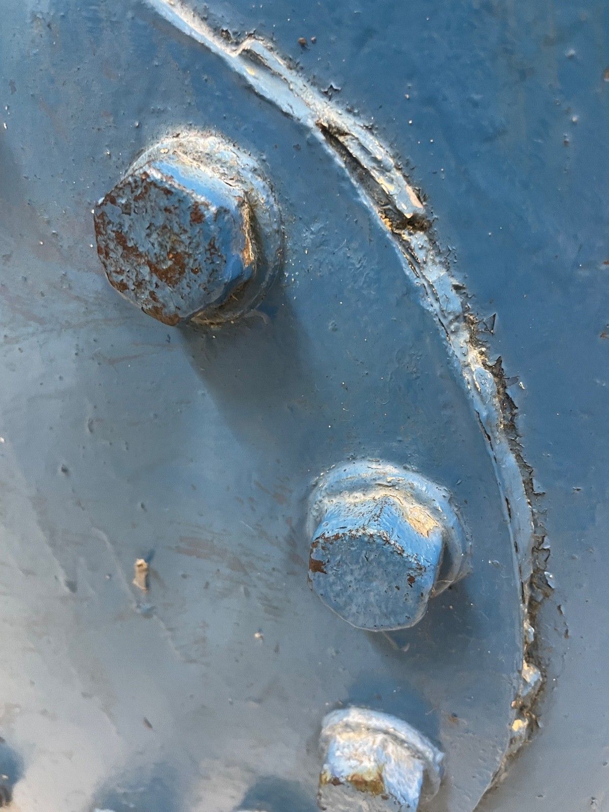 Vintage Painted Riveted Galvanised Planter Water Tank Rustic Trough Logg Guhl photo buy