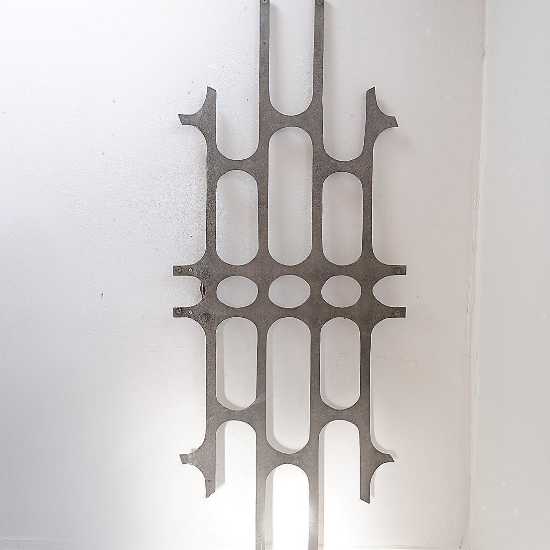 Brutalist Cast Aluminum Door Panel In The Style Of Paul Evans, 1960s photo 1822.0