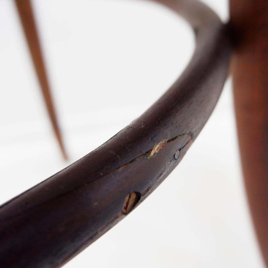 photo vintage Thonet Style Bentwood Chair, Stained Beech, Art Deco, 1950s Design