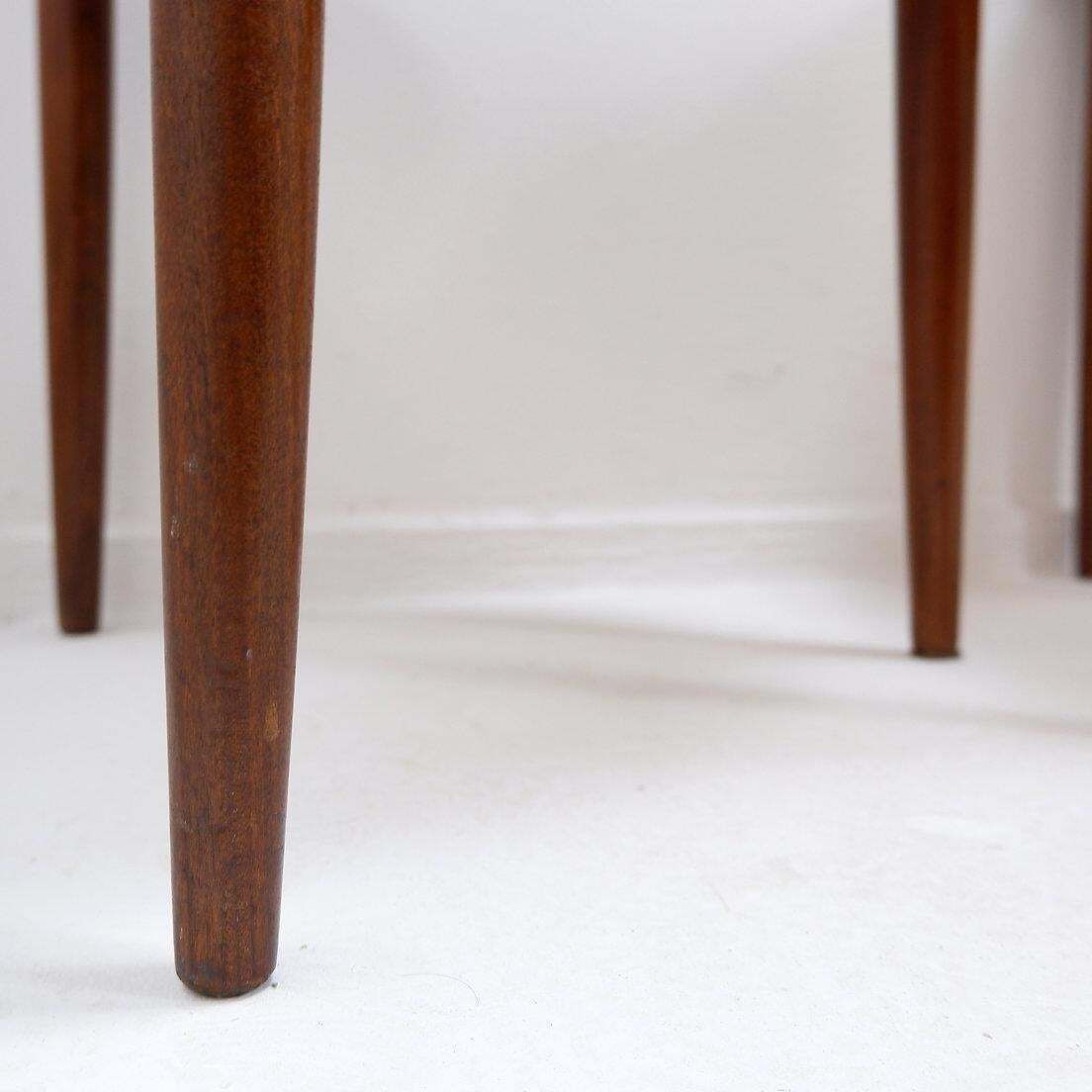 Set Of 4 Teak “Roundette” Chairs By Hans Olsen For Frem Røjle, 1950s photo for sale