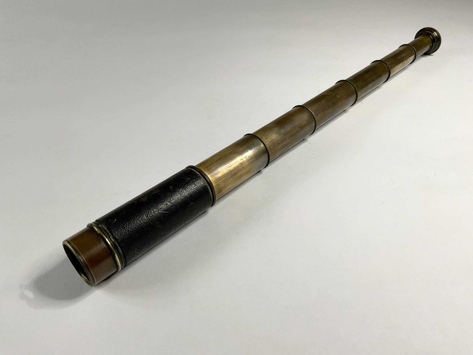 Antique Victorian 6 Draw "The Naturalist" Pocket Telescope – J.H. Steward, London – C. 1880