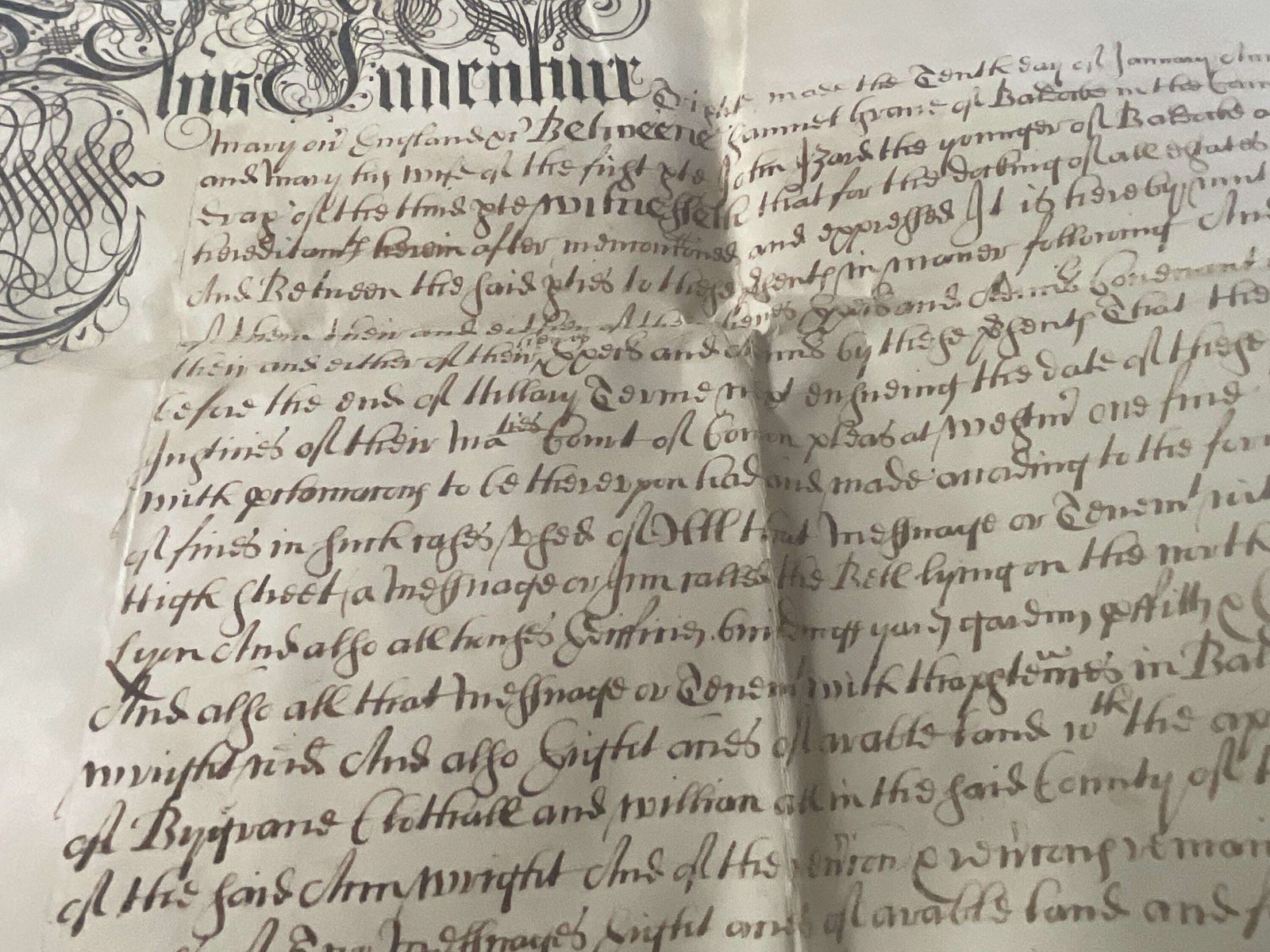 Rare 1693 Vellum Document With Four Seals. William & Mary Property Indenture. photo furniture
