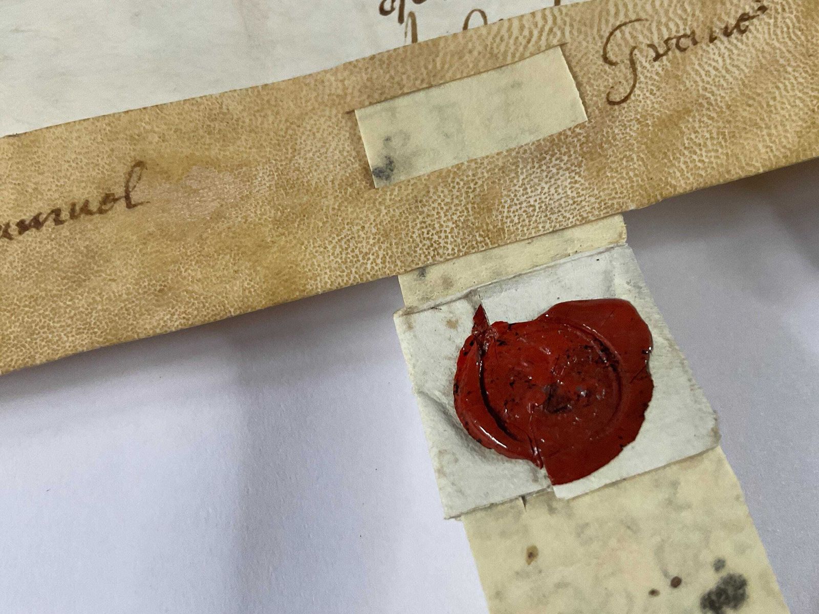 Rare 1693 Vellum Document With Four Seals. William & Mary Property Indenture. photo Art