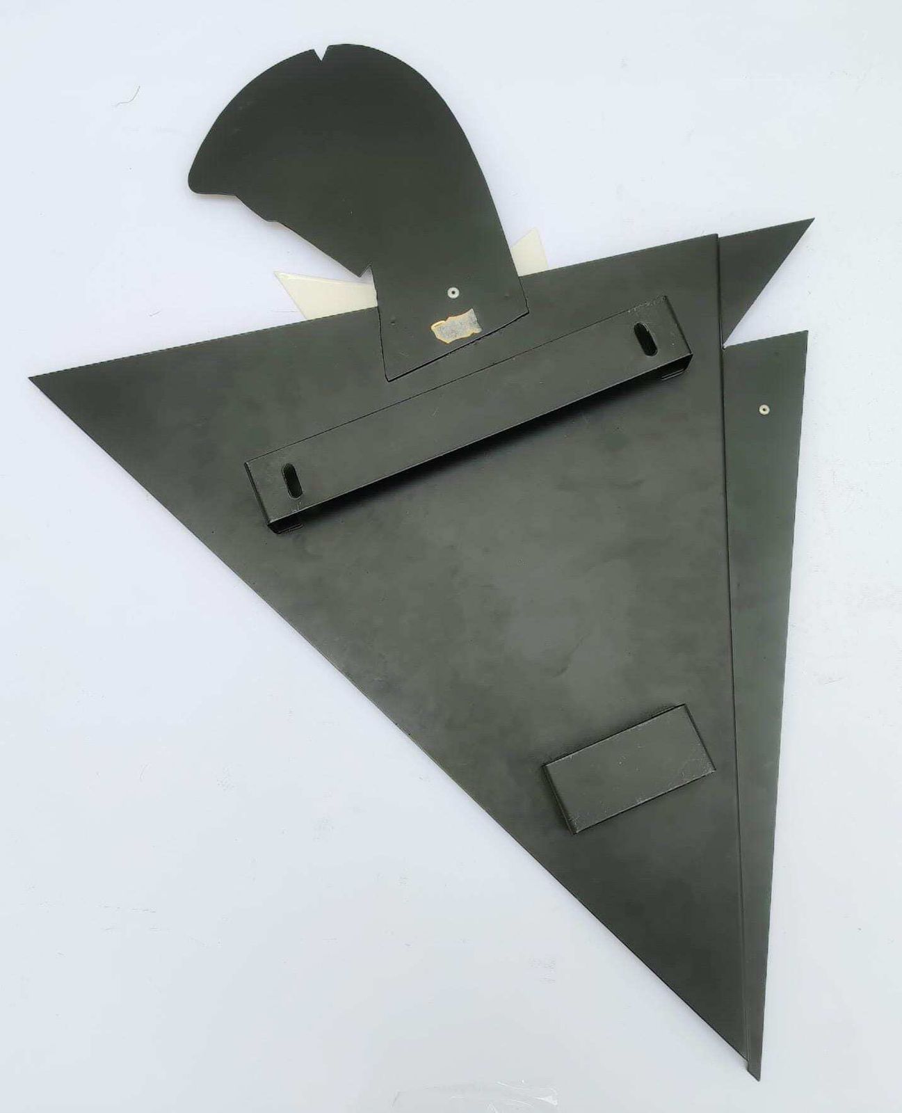 Wall Mirror Fashion Style Metal Art 90s Design Postmodern Memphis Era photo vintage