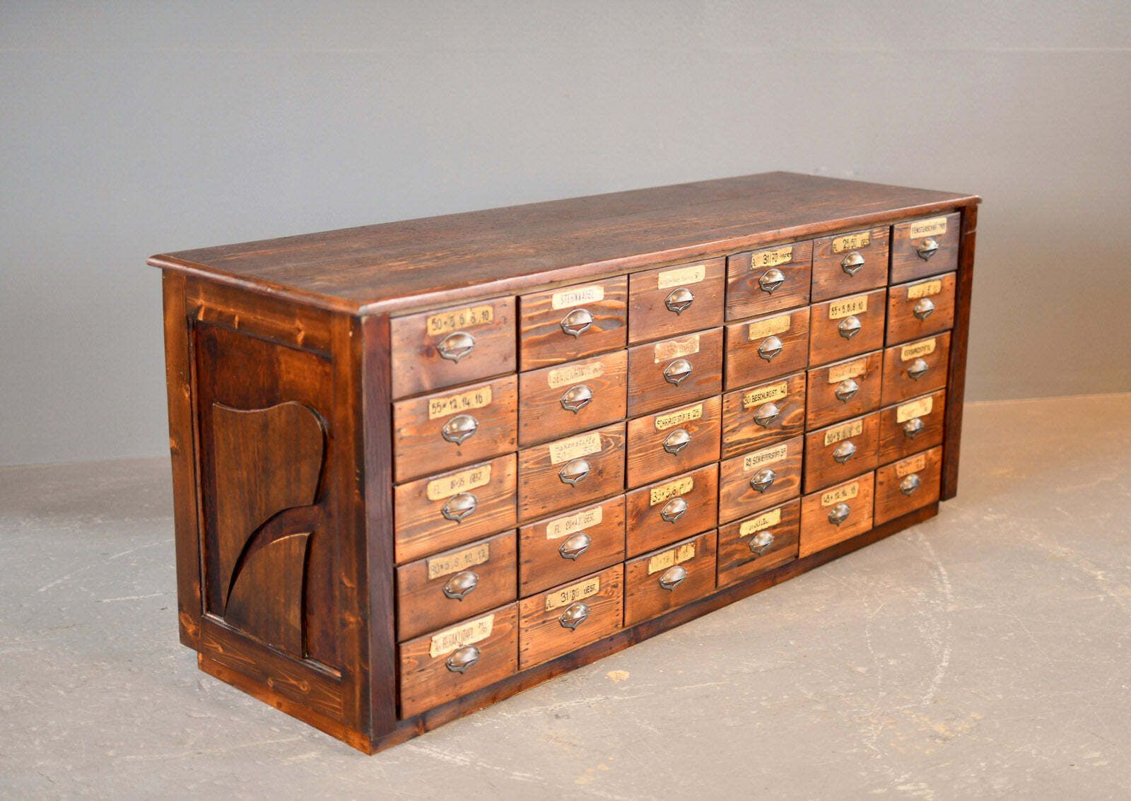 Art Nouveau Ironmongers Shop Counter Drawers Circa 1910s photo buy