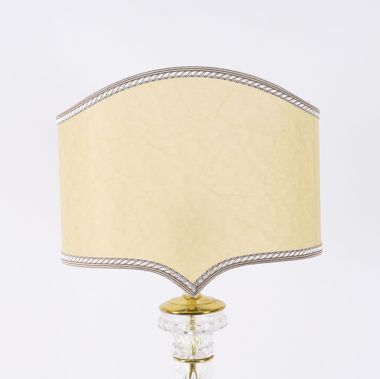 Monumental Pair Art Deco Glass & Ormolu Lamps 20th C photo Lighting