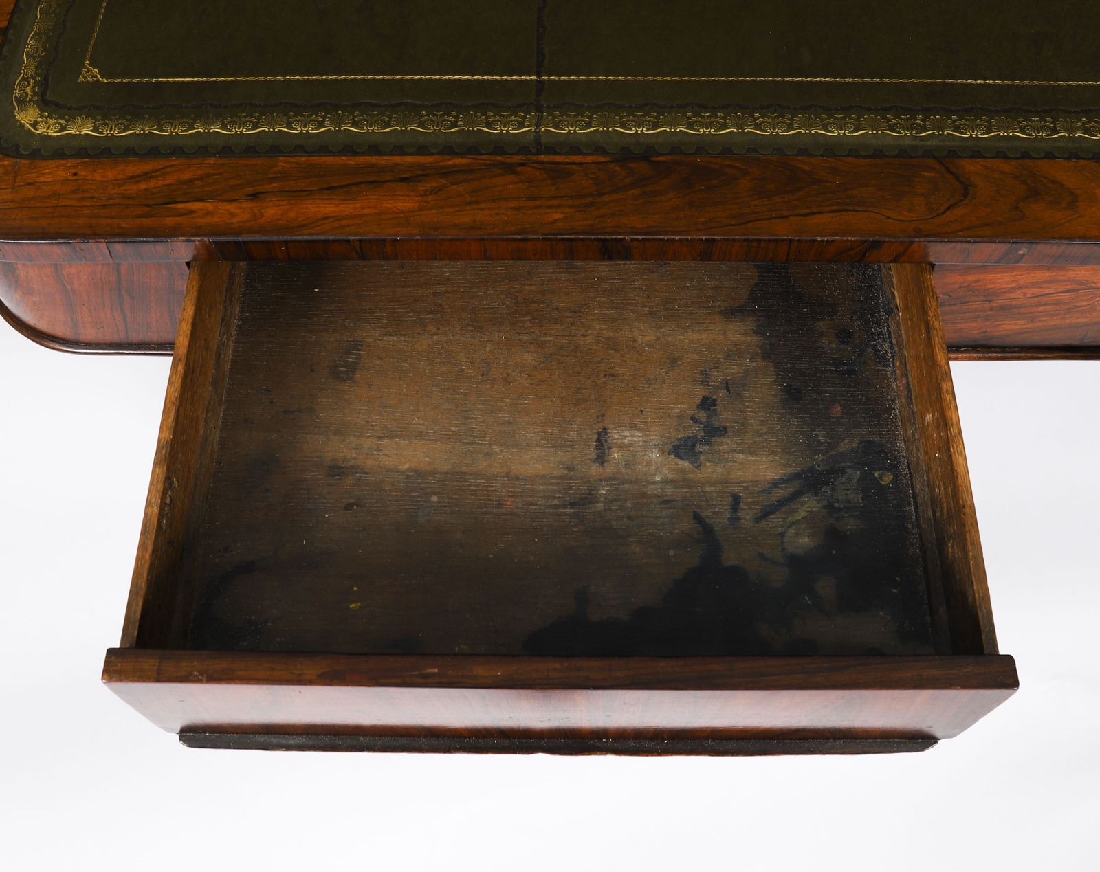 photo furniture Antique William IV Gonçalo Alves Writing Desk 19th C